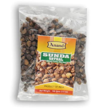 ANAND Sunda Vathal Dried Turkey Berries 3.5 OZ